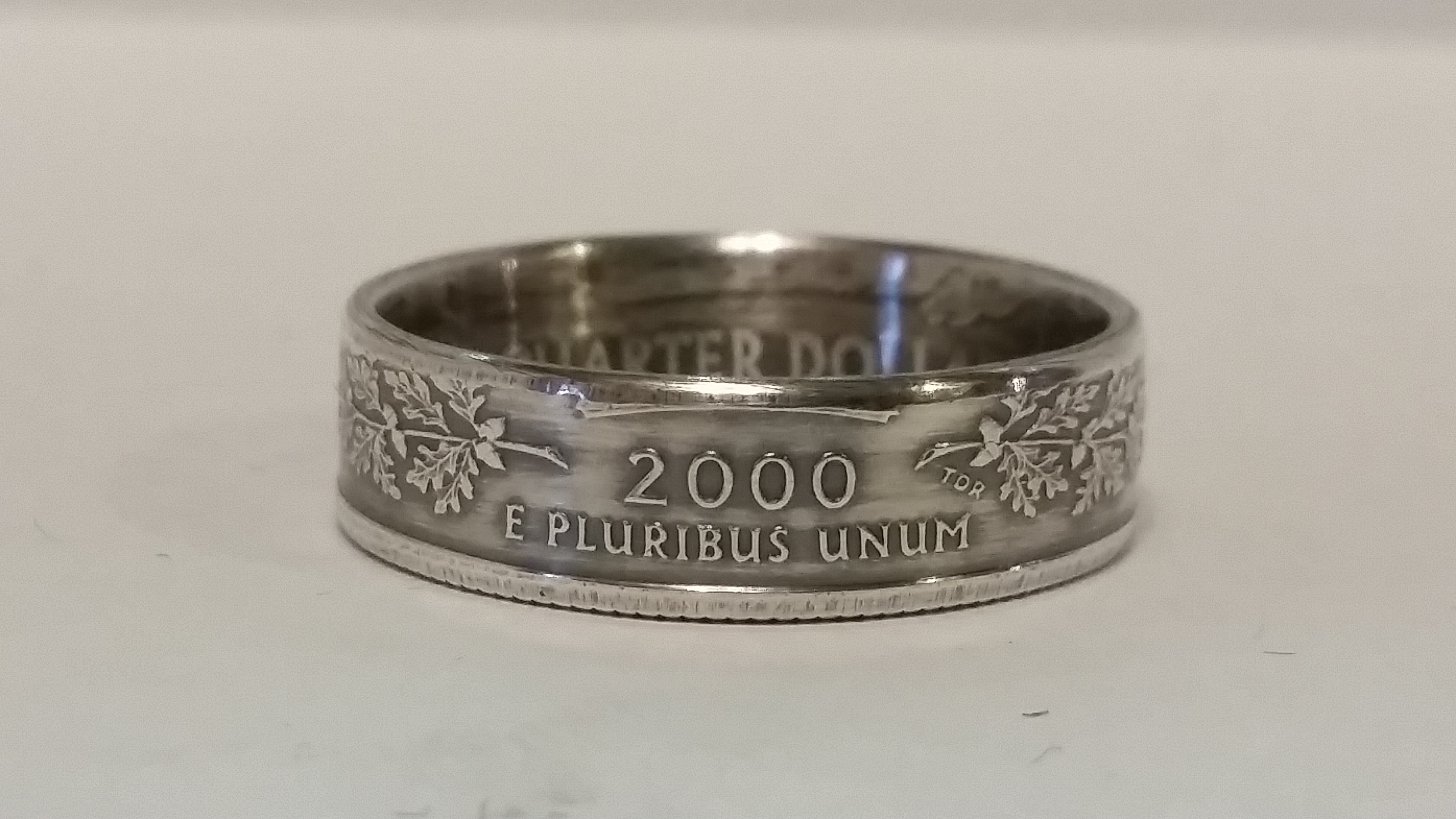 Texas Vermont Virginia Custom State Quarter Ring Hand Made SIZABLE Mens Womens 