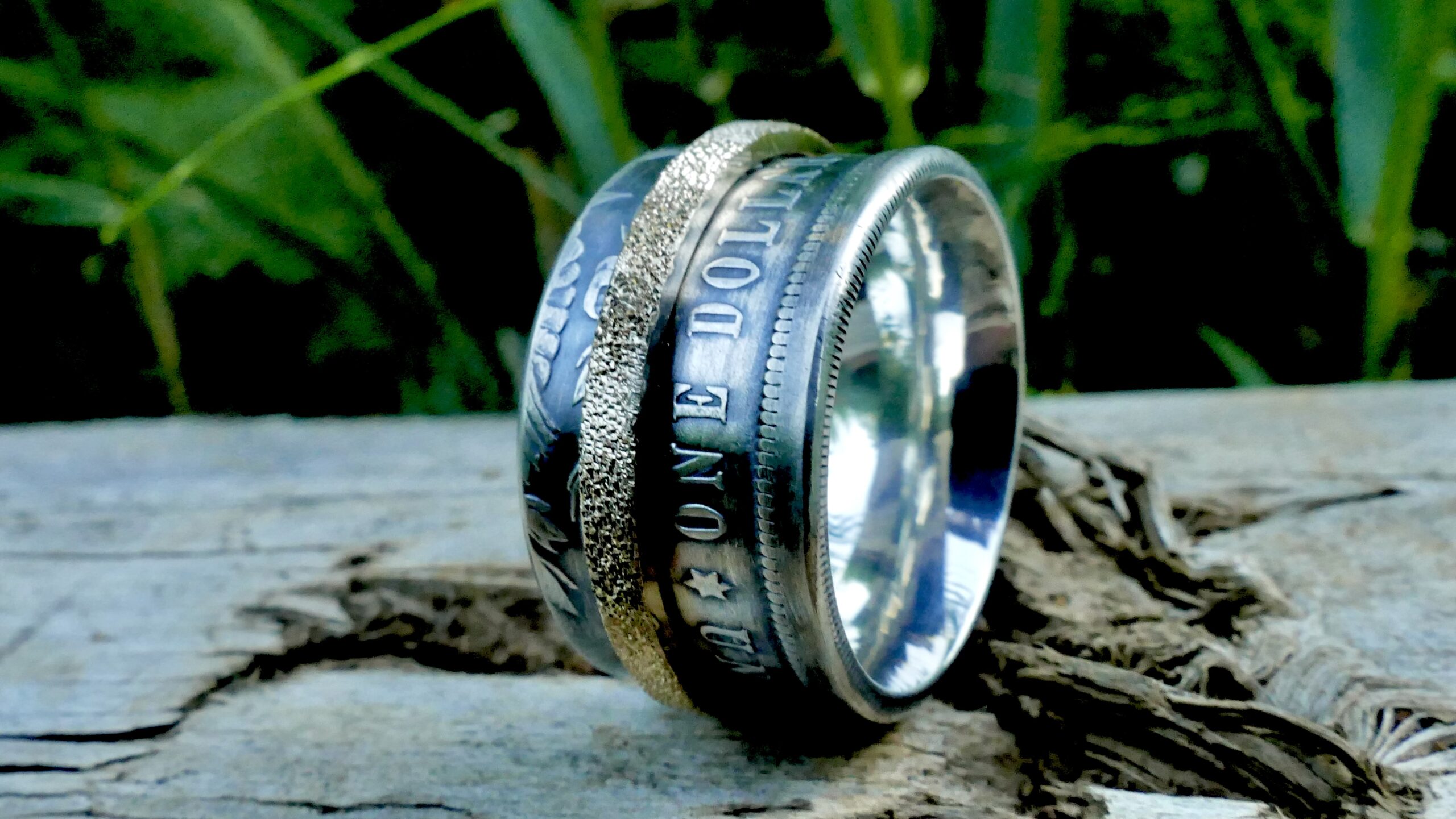SALE! Colorized Morgan Silver Dollar Coin Ring | Hand-crafted coin rings by  CoinCrafters®